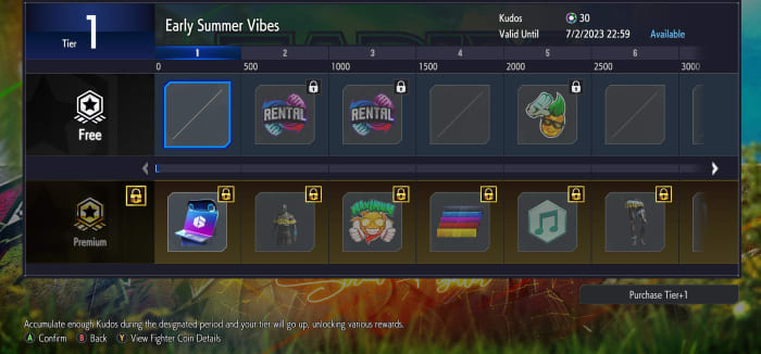 Battle pass for Early Summer Vibes